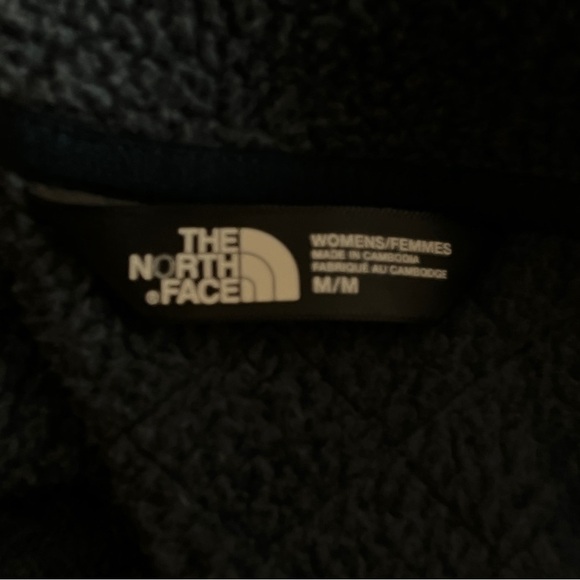 The North Face Fleece Jacket Full Zip Pockets Teal Women’s Medium - Picture 6 of 8